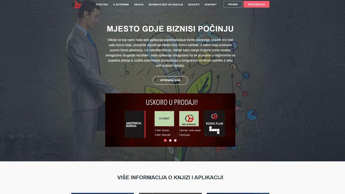 Biznisplan.ba - aplikacija i web stranica