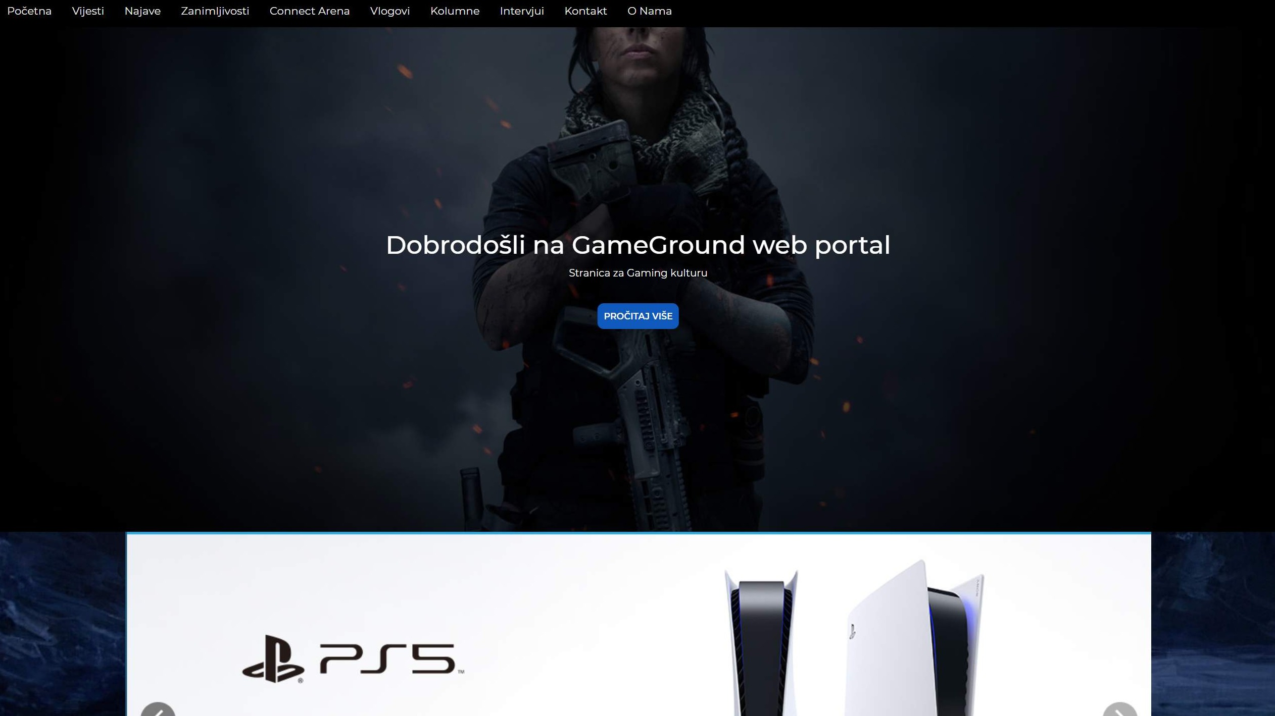 Gameground.ba - implementacija CMS-a
