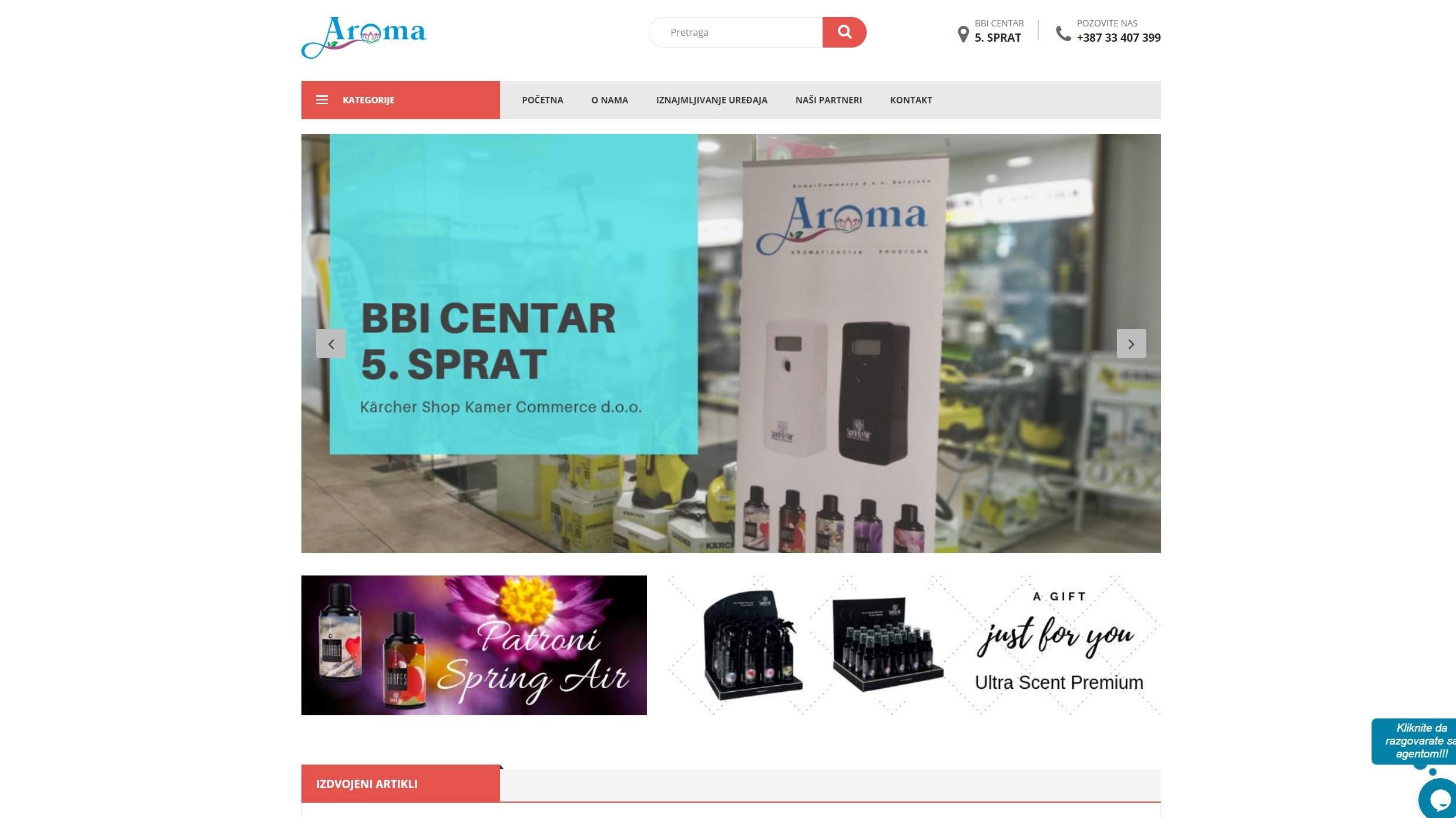 Aromatizacija.ba - web katalog