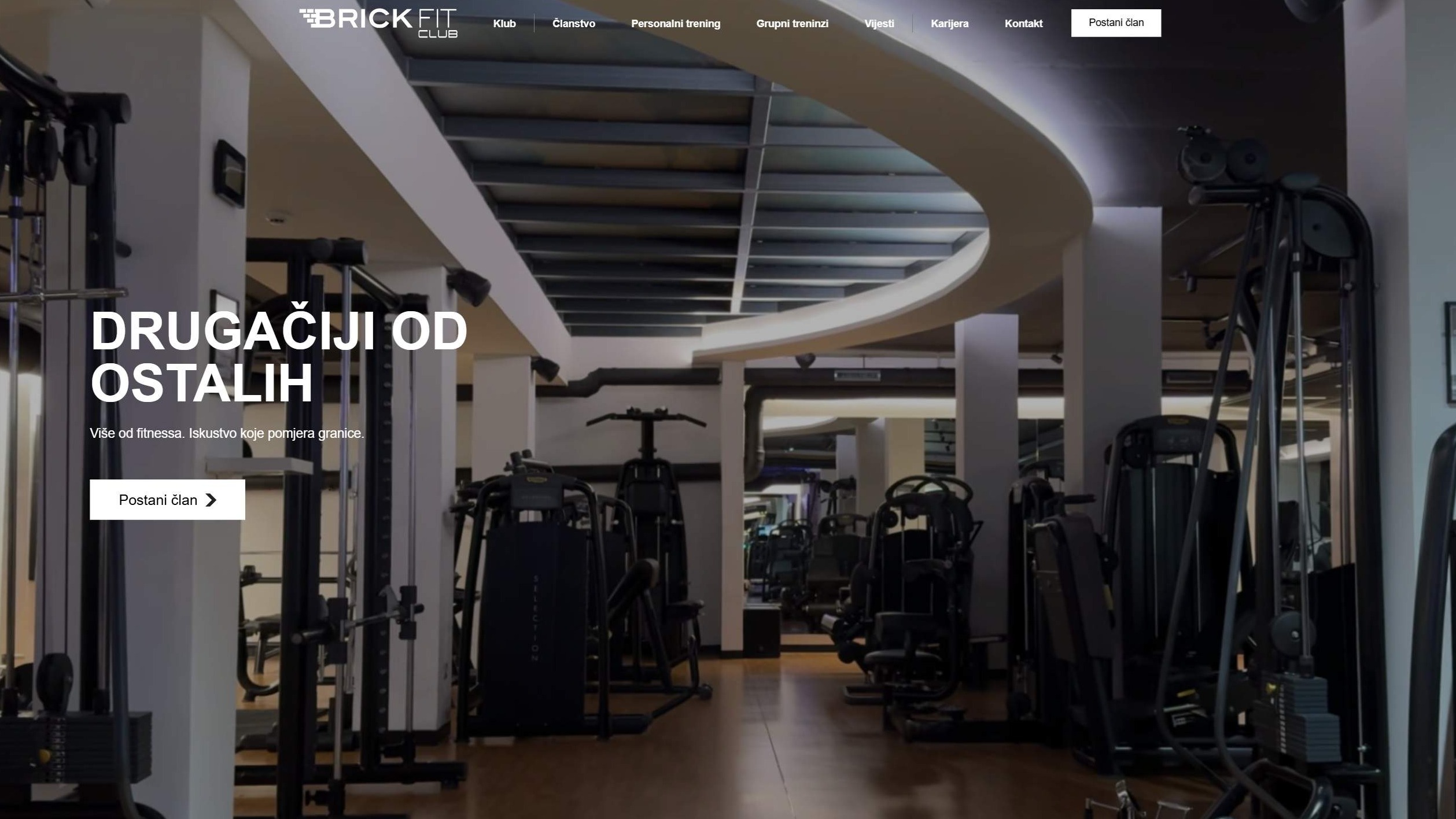 Nova web stranica za "Brick Fit Klub"