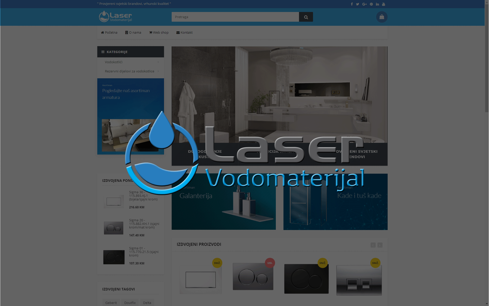 laser-sarajevo.ba - Web stranica