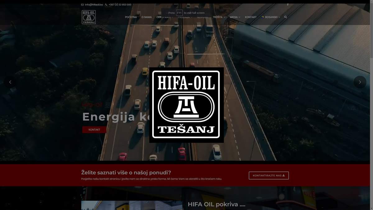 Hifa-Oil - Website