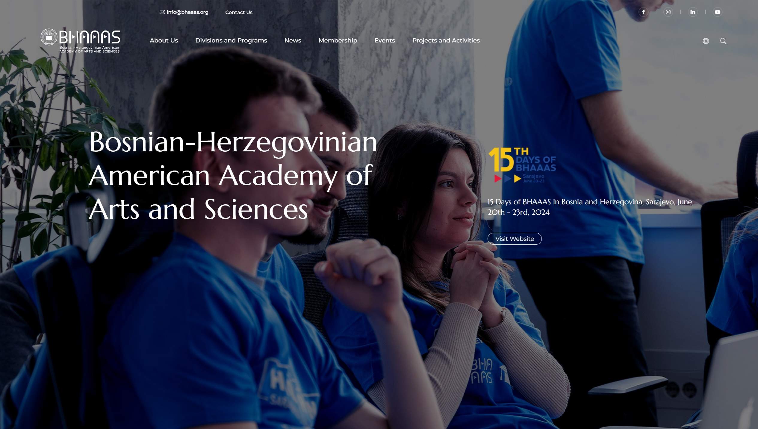Nova web stranica za "BHAAAS"