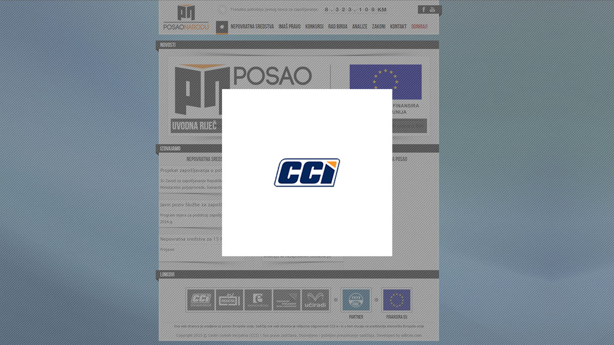 Posao Narodu web stranica