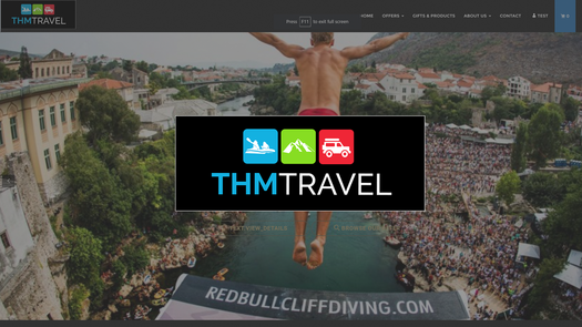 THM Travel - Web stranica