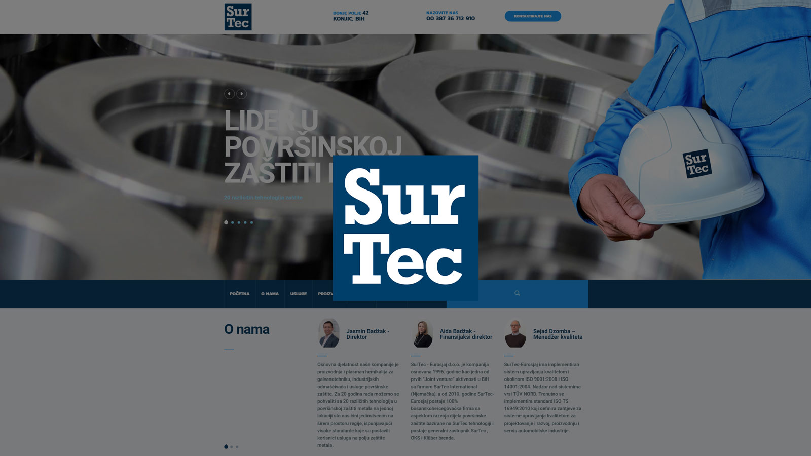 SurTec-Eurosjaj - Web stranica
