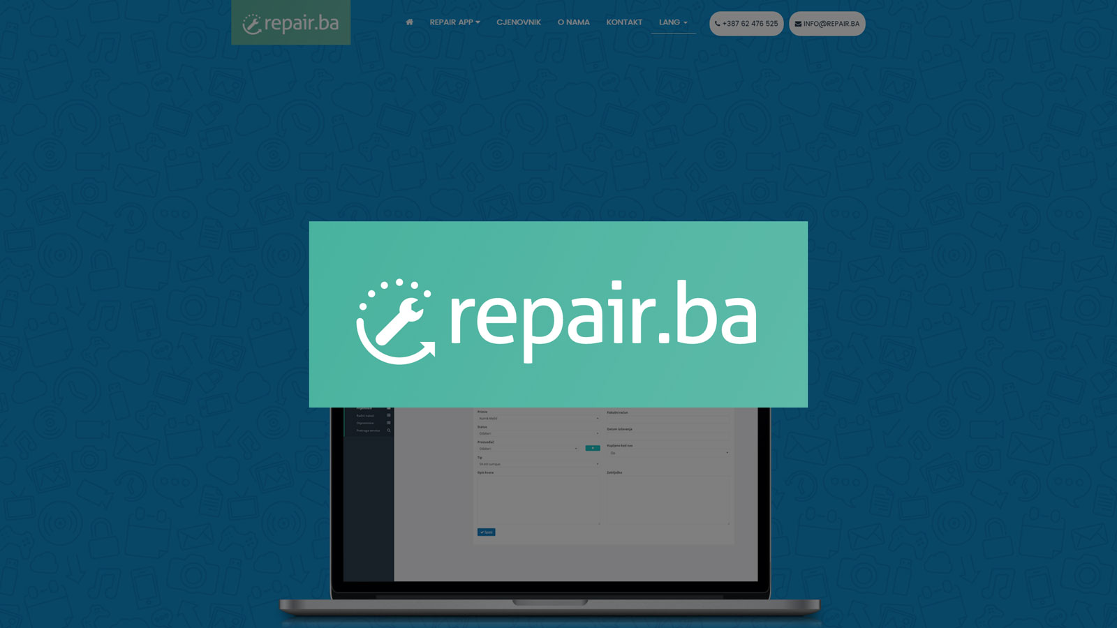 Repair.ba startup - Aplikacija za servisere