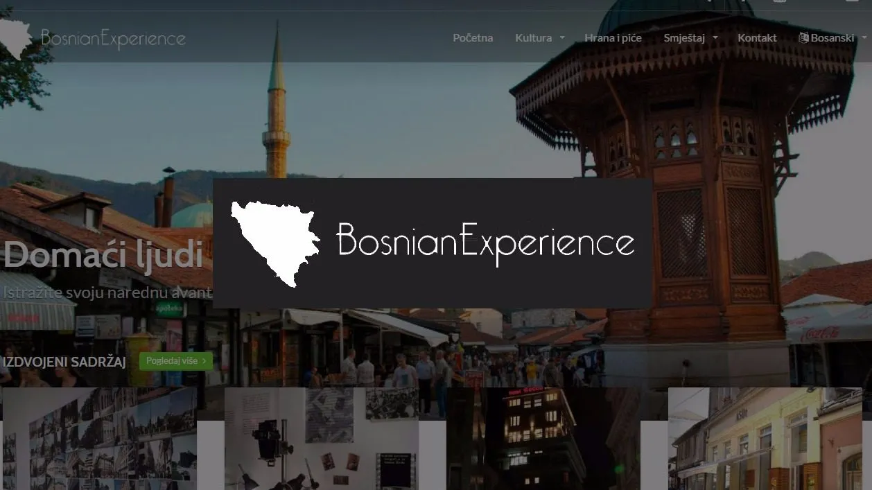 Bosnian Experience Web Stranica