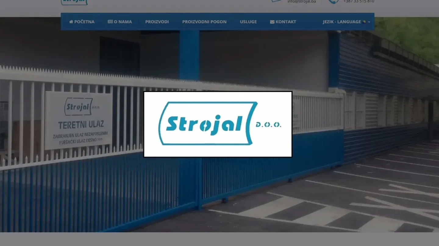 Strojal d.o.o. - Website
