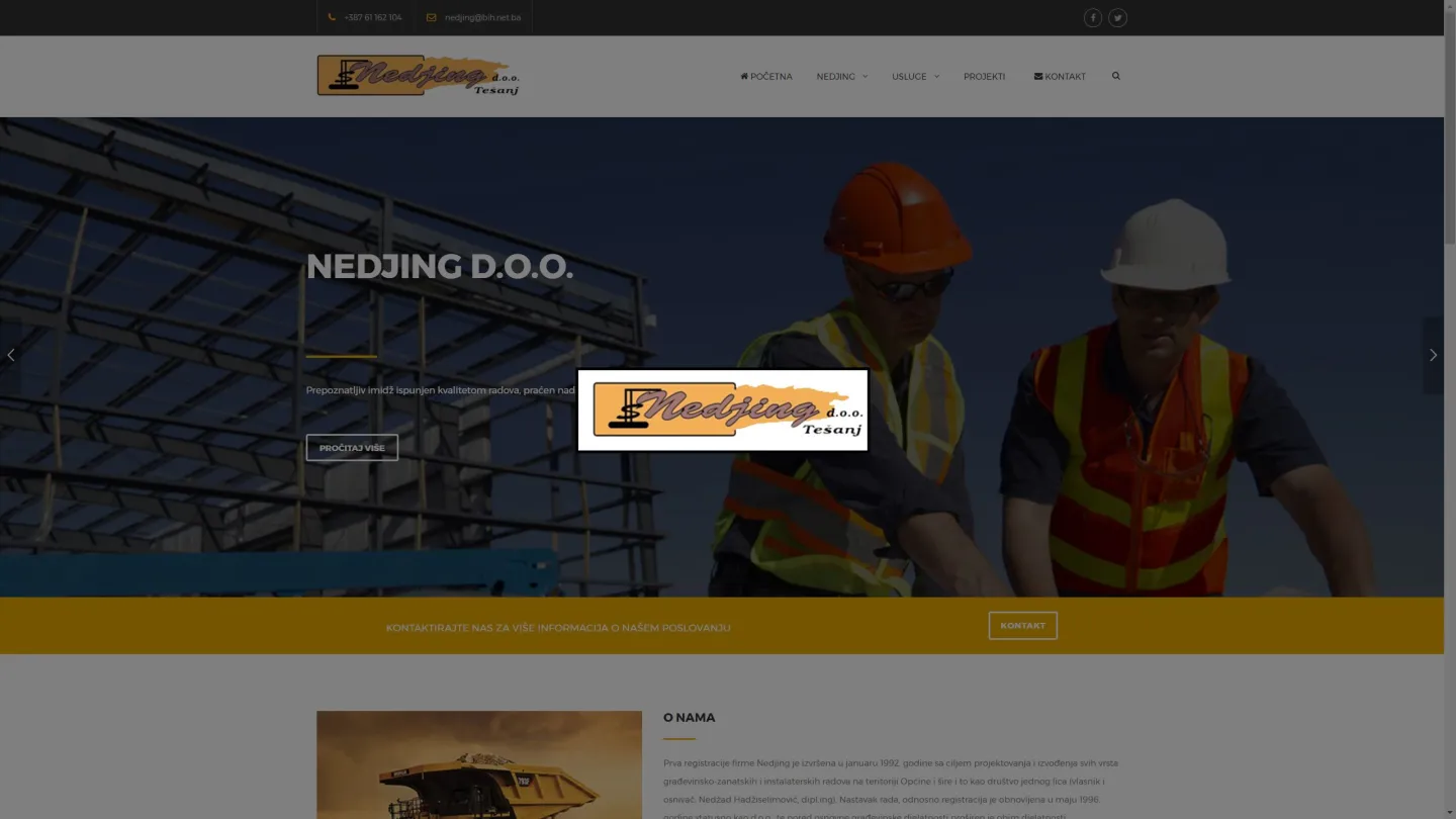 Nedjing d.o.o. - Website