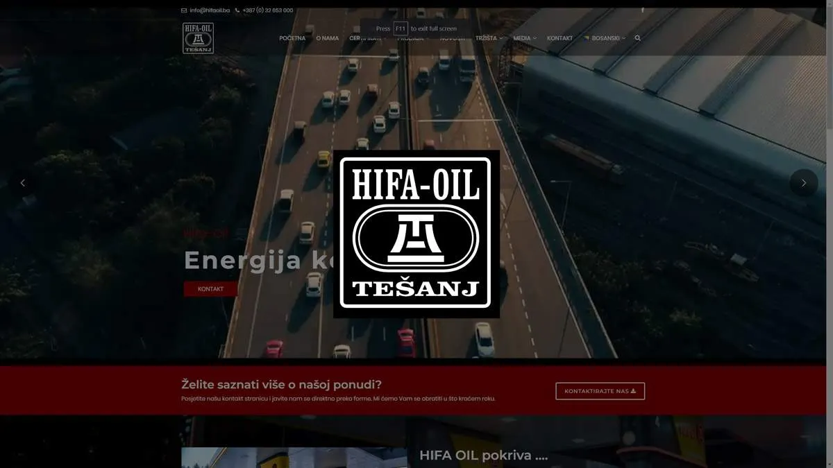 Hifa-Oil - Website
