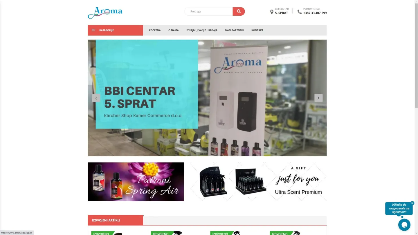Aromatizacija.ba - web katalog