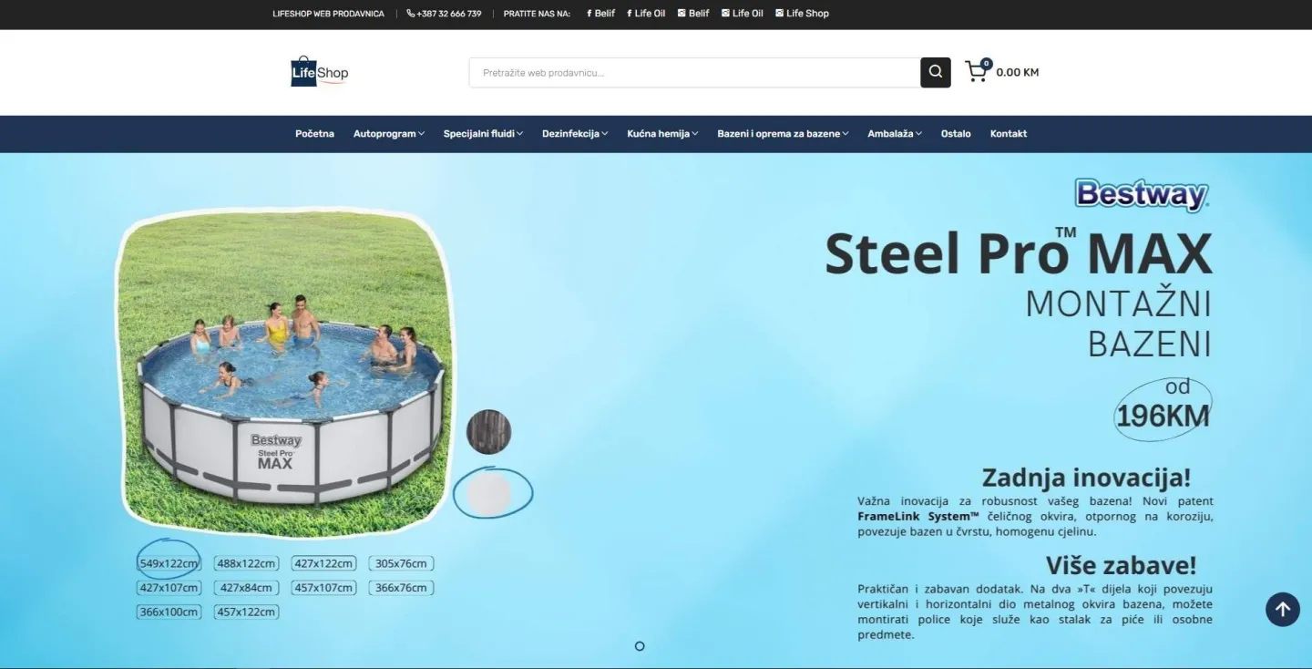 Web Shop za Belif d.o.o., Jelah