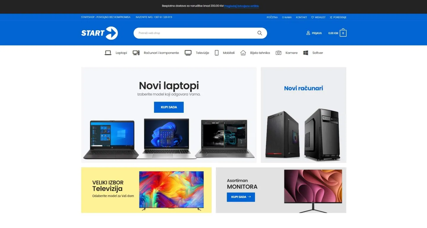 WebShop for start.ba