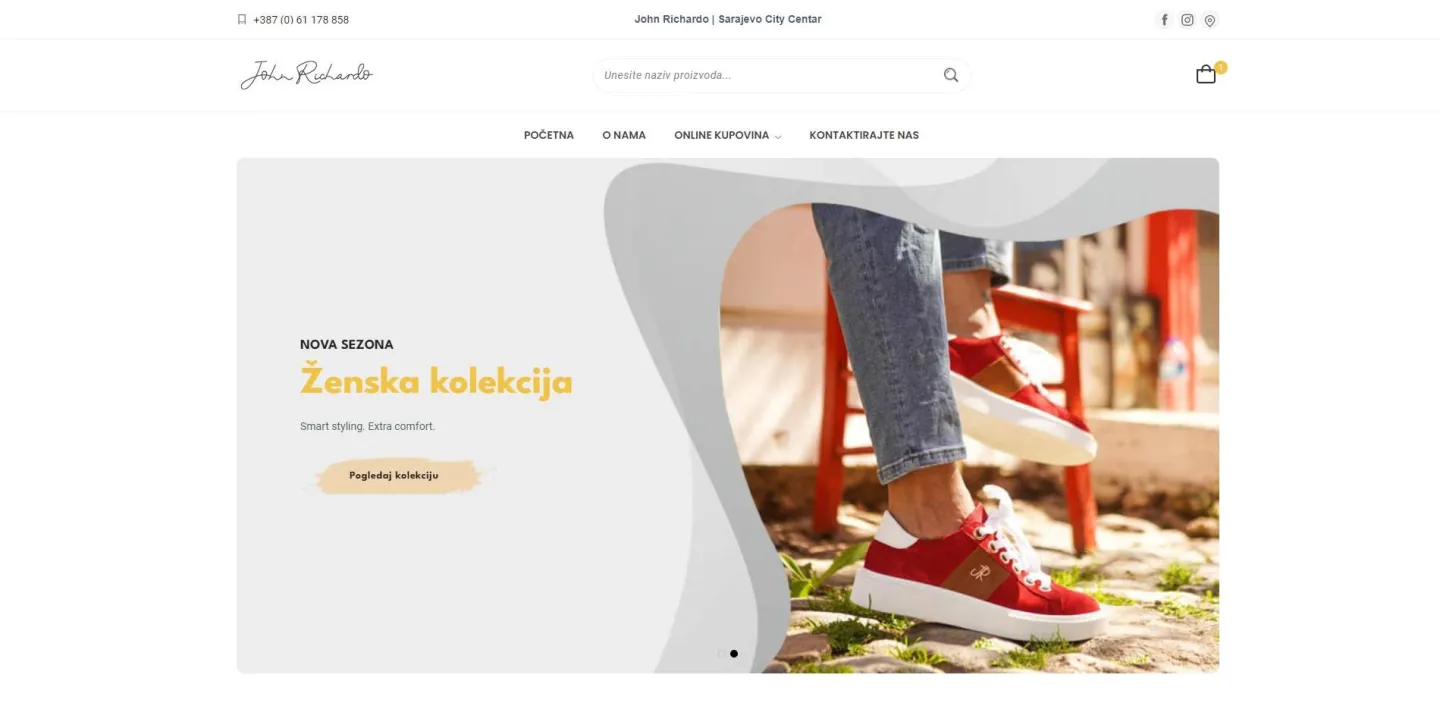 Webshop za John Richardo