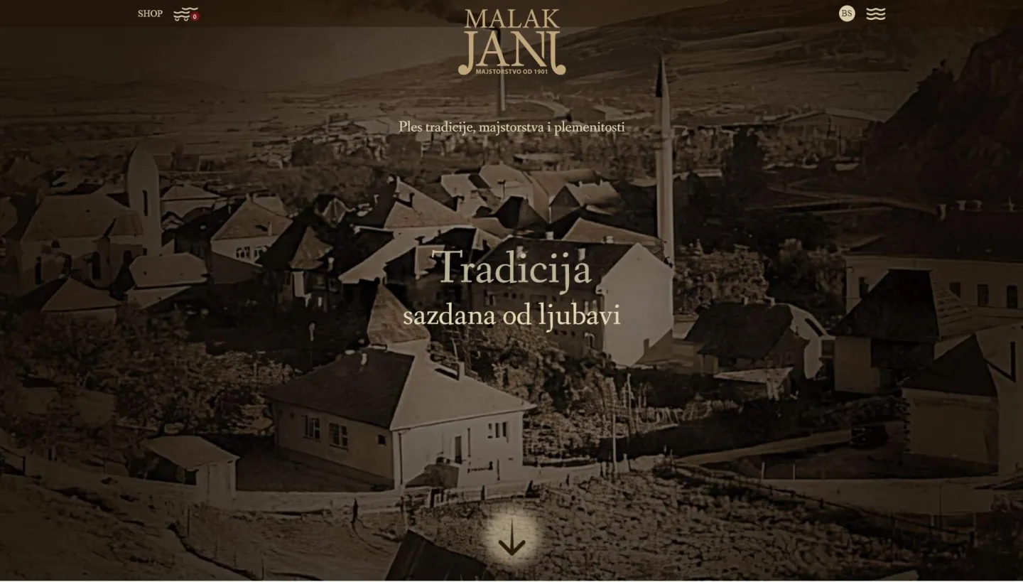 Web stranica za "Malak Janj"