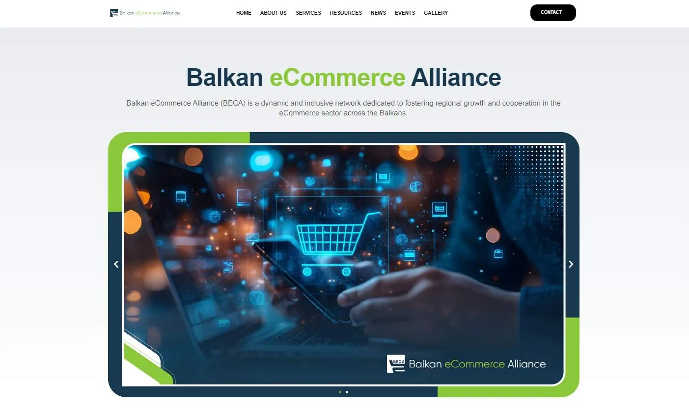 Predstavljamo novu web stranicu za Balkan eCommerce Alliance!