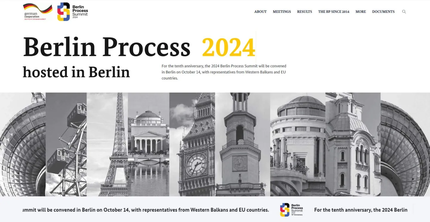 Redesigned Website for the Berlin Process