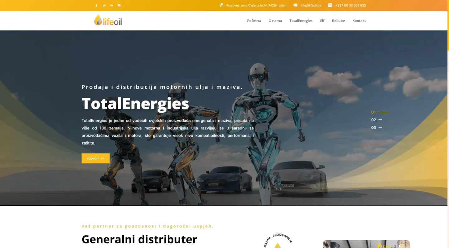 Web stranica koja predstavlja firmu kako treba