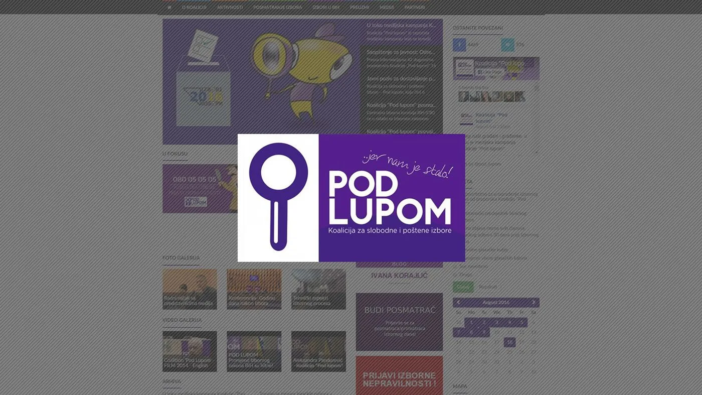 Podlupom website