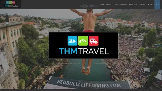 THM Travel - Web stranica