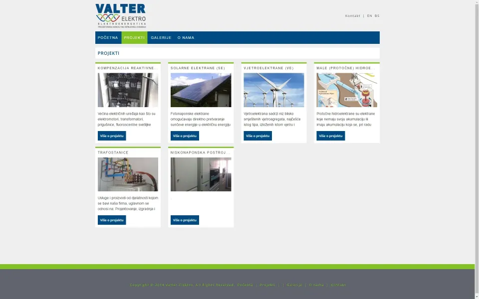 Valter Elektro d.o.o. WEBSITE